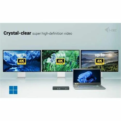 I-TEC USB-C Intelligent Triple DS+PD 100 - C31INTGTRI4KDOCPD